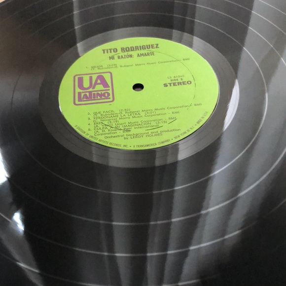 Tito Rodriguez Mi Razon: Amarte Vinyl Lp '69 - Picture 4 of 10